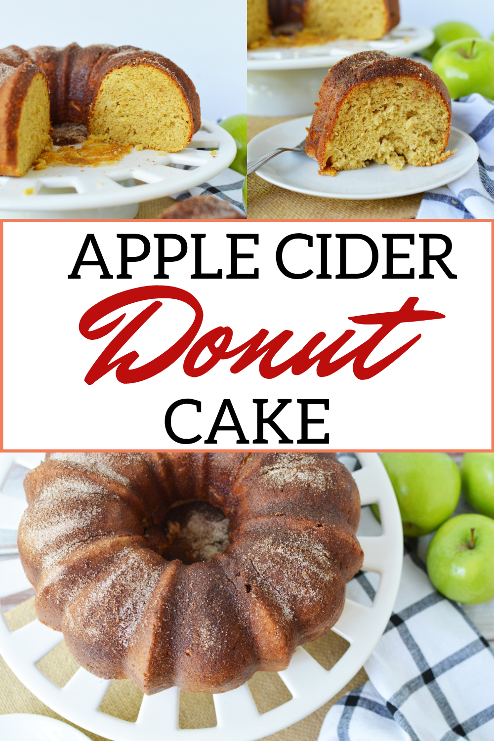 Apple Cider Donut Cake Pin