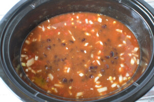 Stir soup before serving.