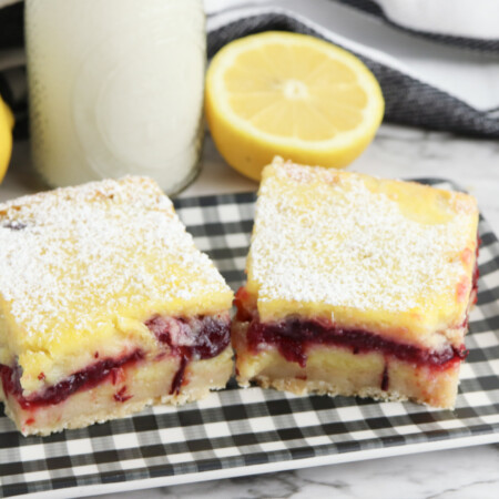 cranberry lemon bars