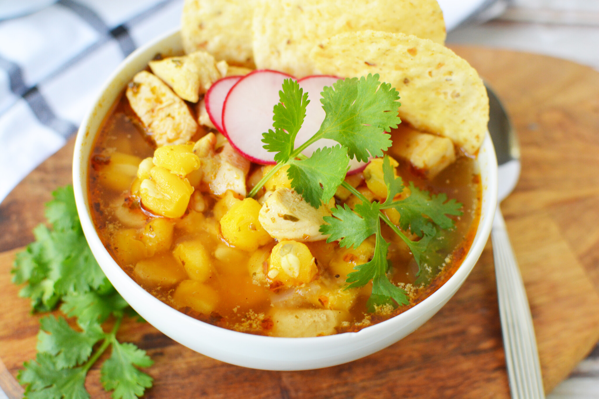 Easy Chicken Pozole Recipe BubbaPie