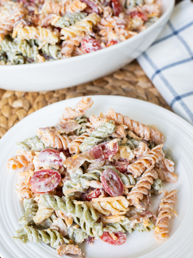 BACON RANCH PASTA SALAD - BubbaPie