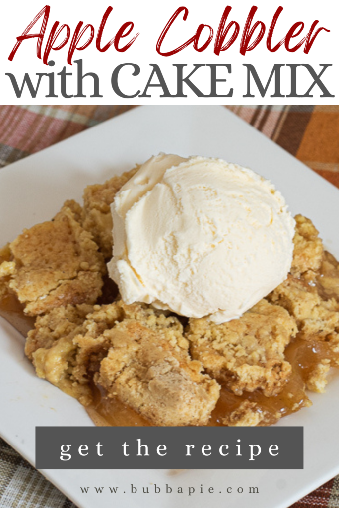 Apple Cobbler with Cake Mix BubbaPie
