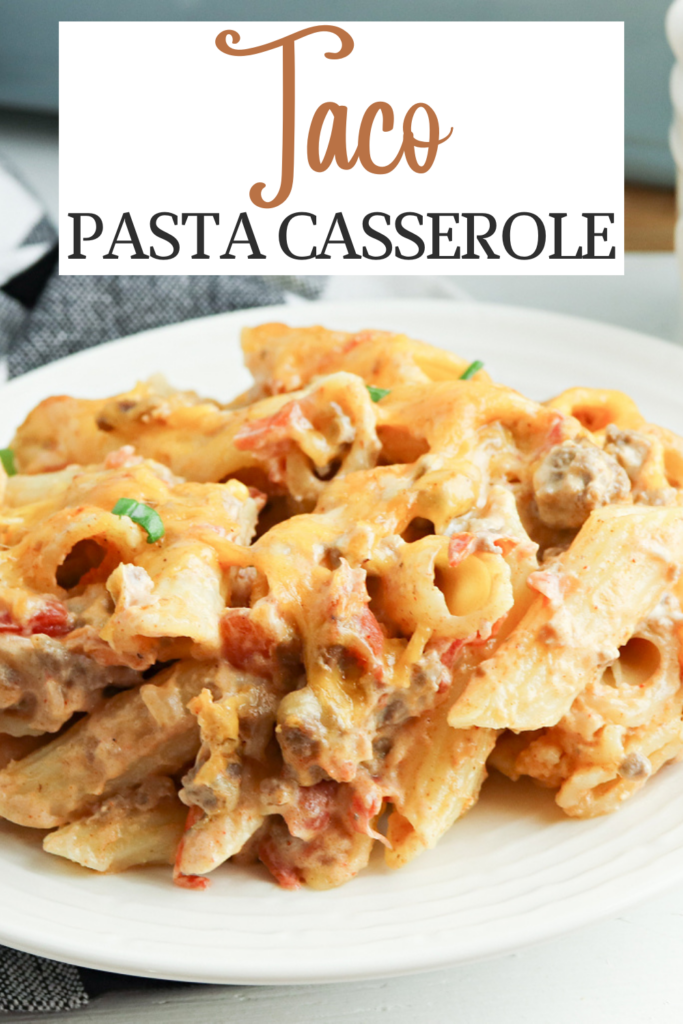 Taco Pasta Casserole Pin