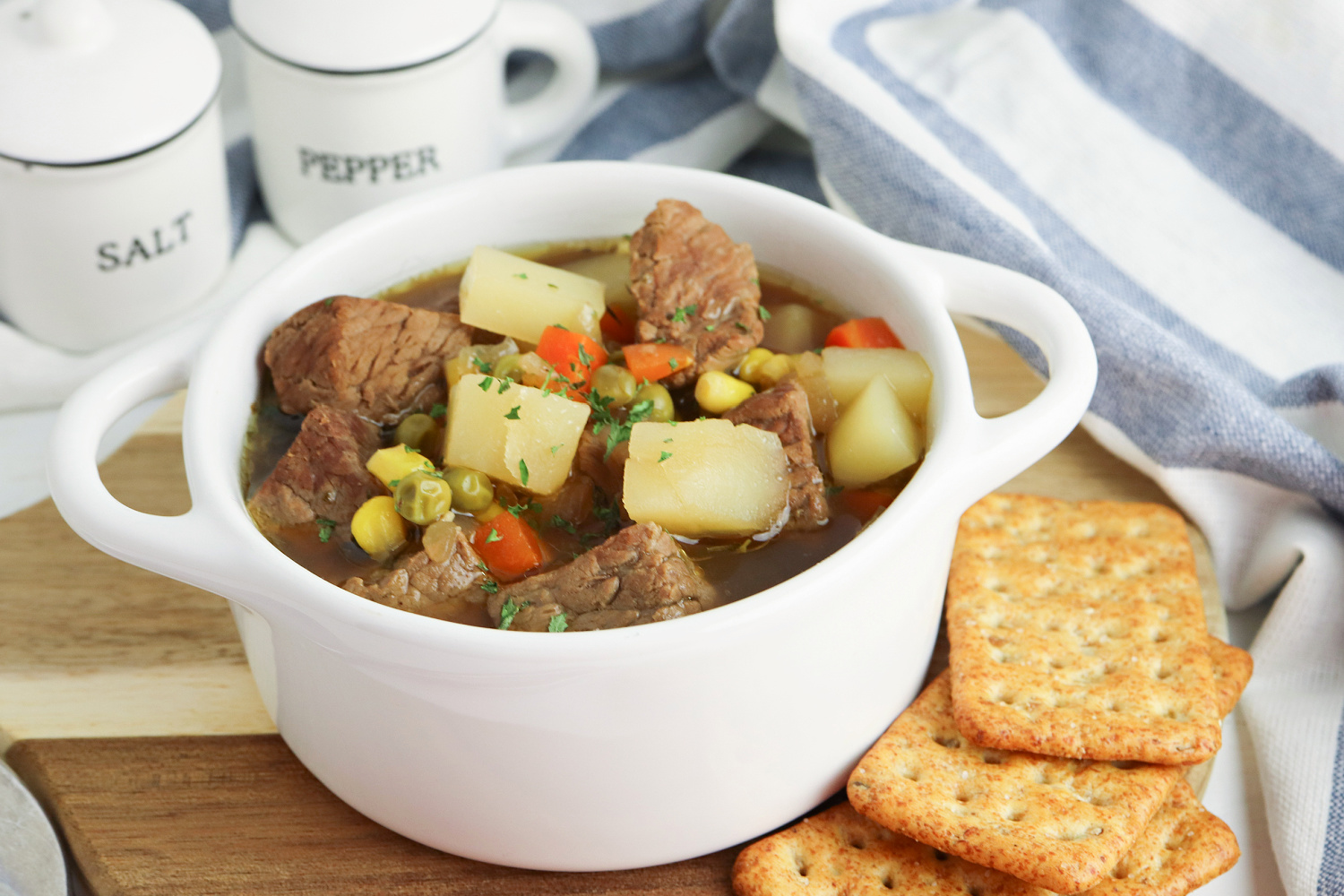 Easy Vegetable Beef Soup - BubbaPie