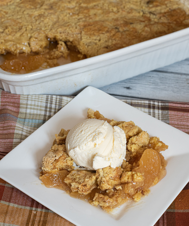 apple cobbler with cake mix