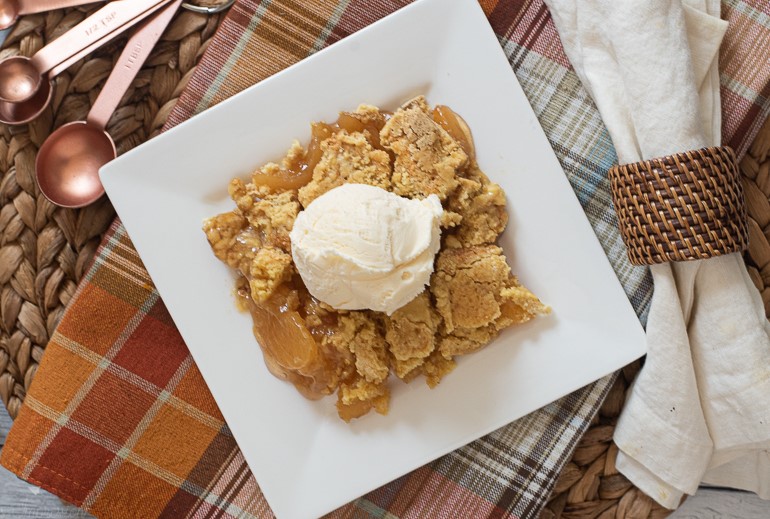 apple dump cake with cake mix