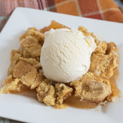 easy apple cobbler with cake mix