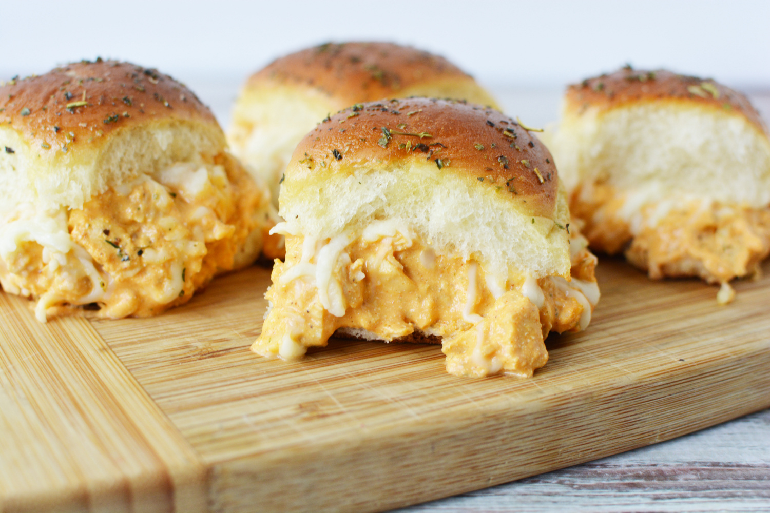 Buffalo Chicken Sliders BubbaPie