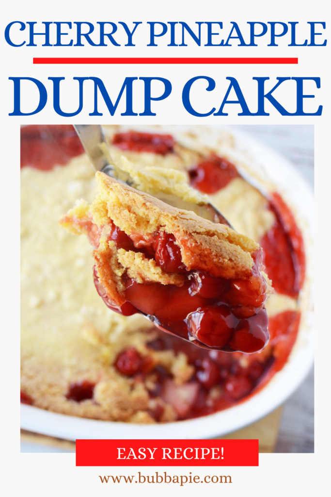 Cherry Peach Dump Cake - Crazy for Crust