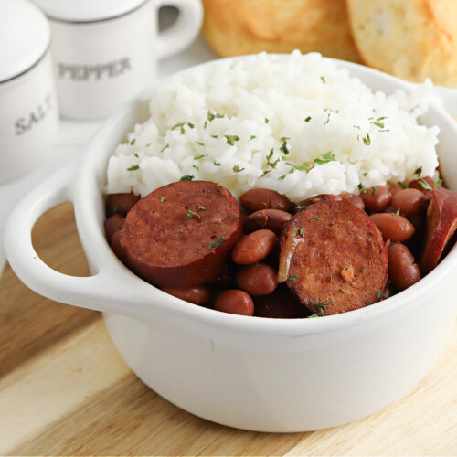 Slow Cooker Red Beans and Rice BubbaPie