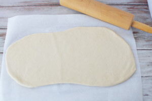 roll dough flat