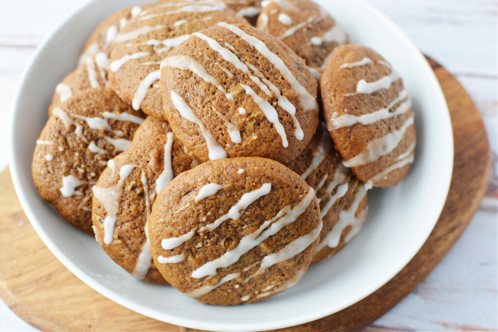 Hermit Cookies on a white plate