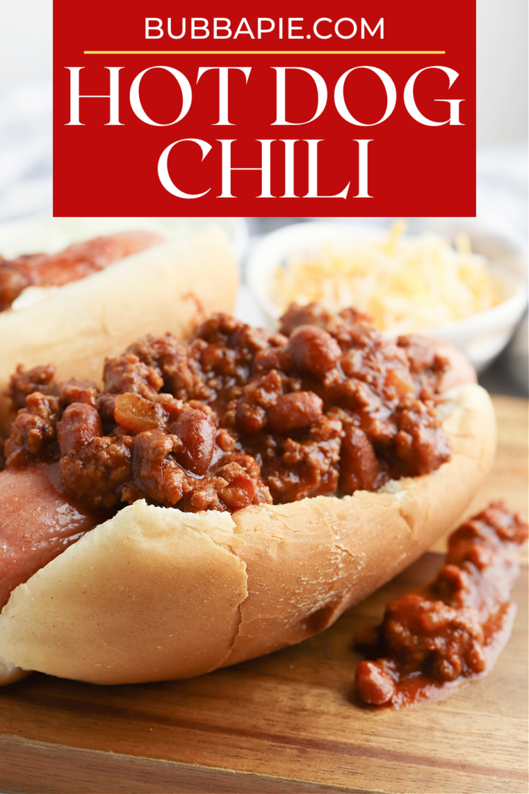 Easy Hot Dog Chili Recipe BubbaPie