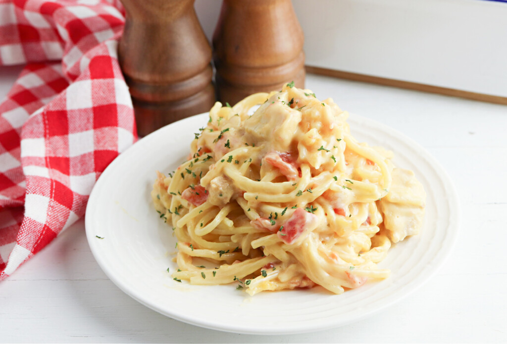 Rotel Chicken Spaghetti