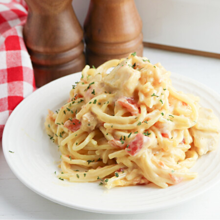 Rotel Chicken Spaghetti