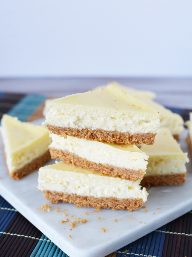 PHILADELPHIA CHEESECAKE BARS - BubbaPie