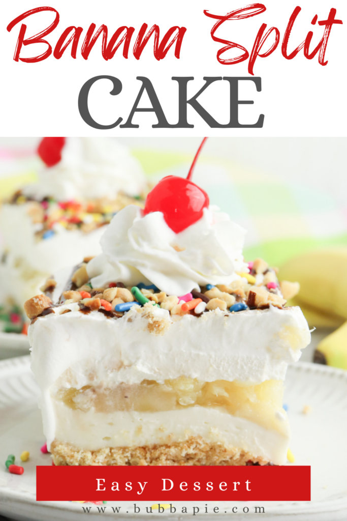 Banana Split Cake Pin