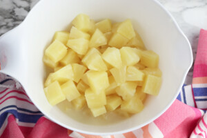 add pineapple chunks
