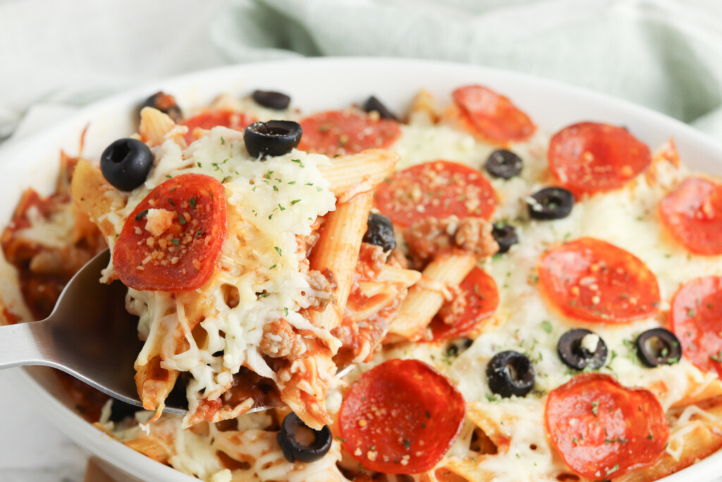 baked pizza casserole recipe