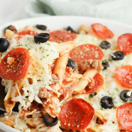 baked pizza casserole recipe