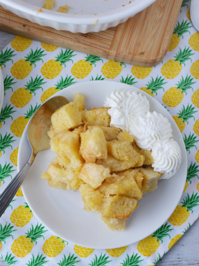 Easy Pineapple Bread Pudding Bubbapie 1969