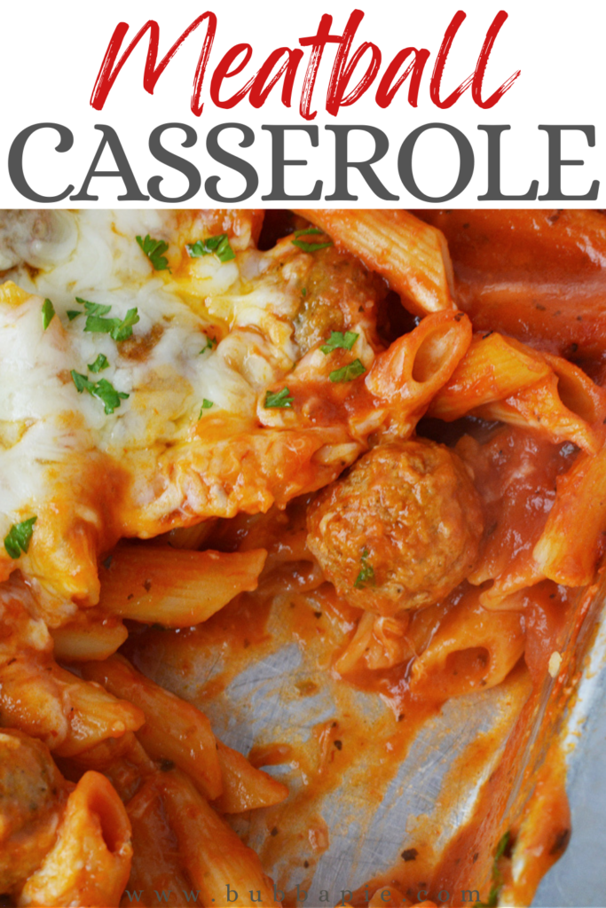 Meatball Casserole Pin