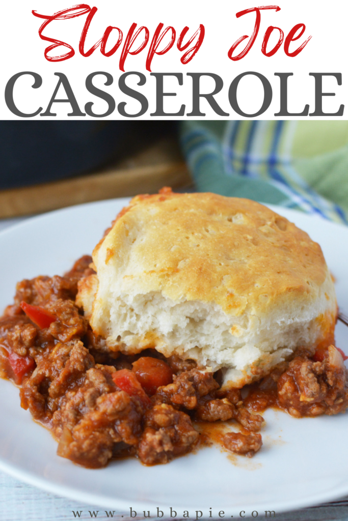 Sloppy Joe Casserole Pin