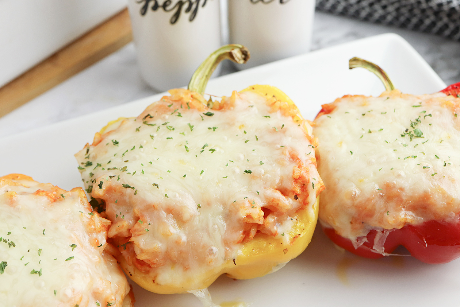 chicken stuffed peppers recipe