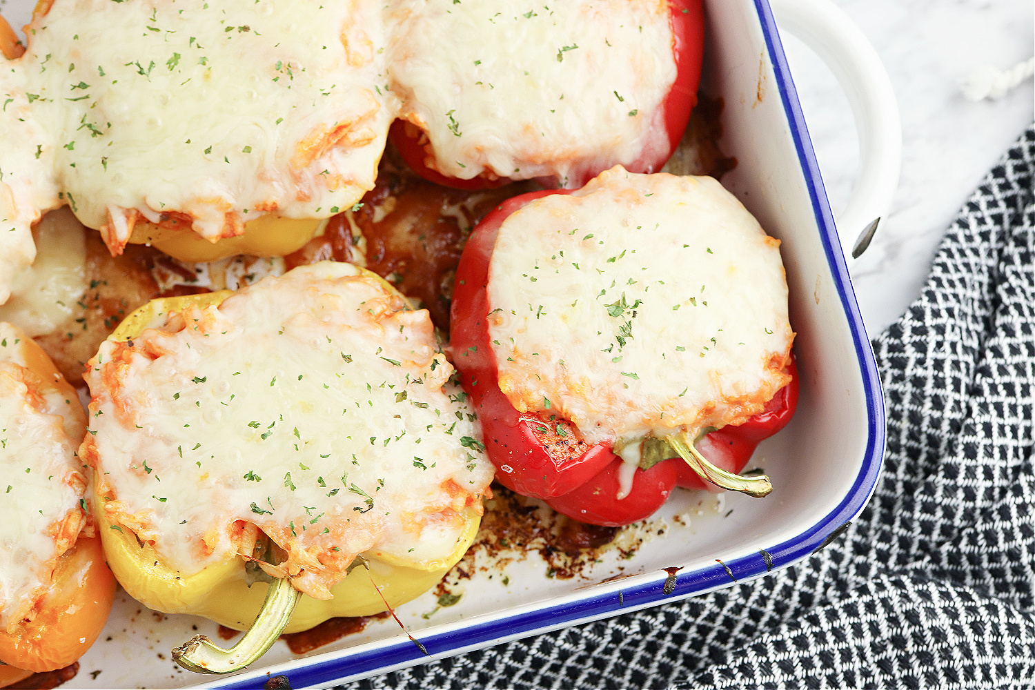 chicken stuffed peppers