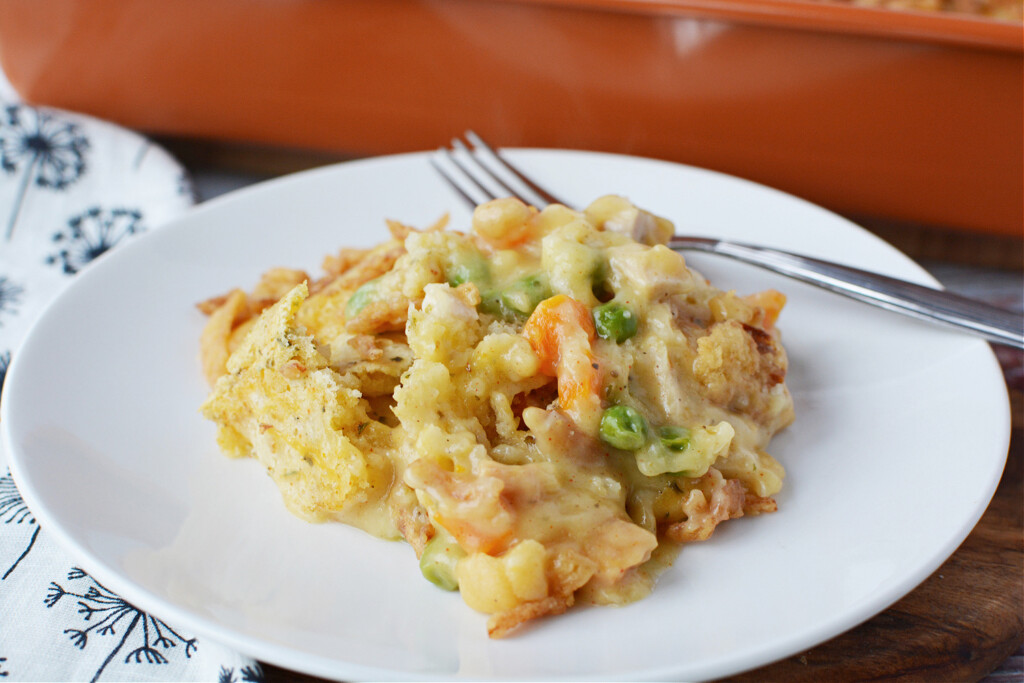 Chicken Cobbler Casserole