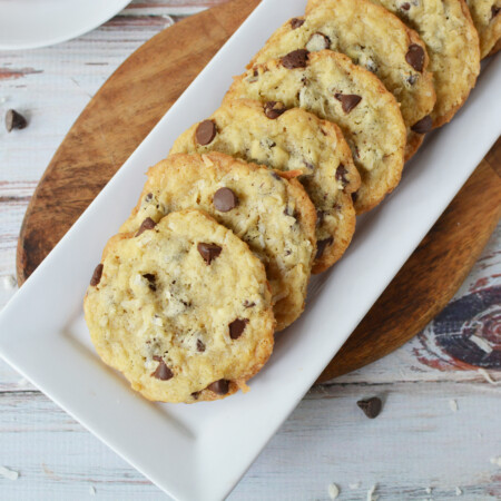 Coconut chocolate chip cookies
