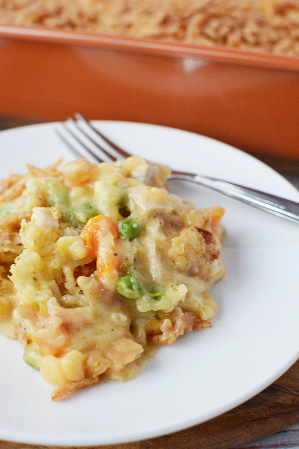 Tiktok chicken cobbler casserole