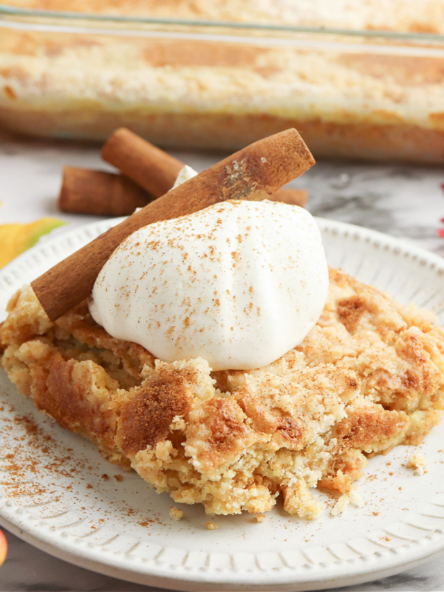 Sweet potato dump cake bubbapie