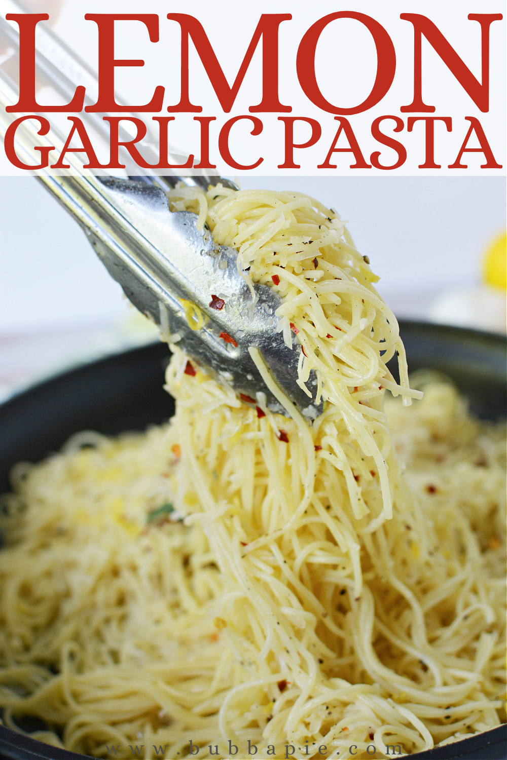 Lemon Garlic Pasta Pin