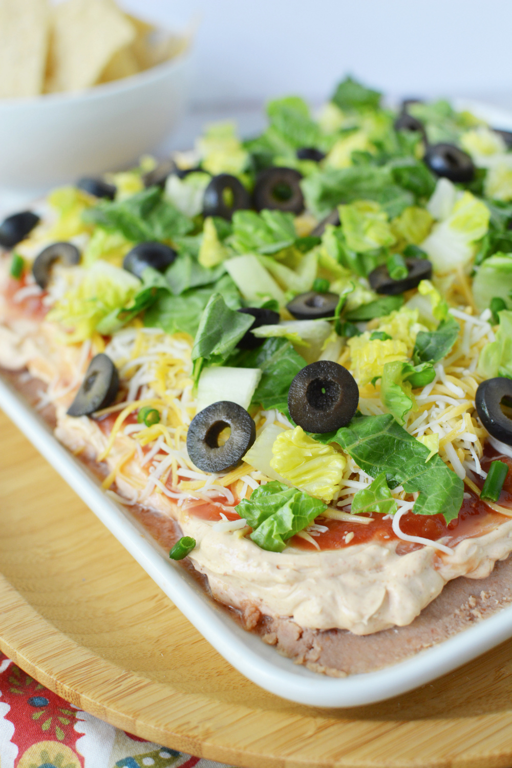 easy 7 layer taco dip