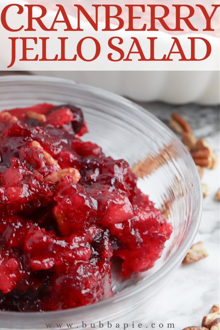 Cranberry Jello Salad BubbaPie