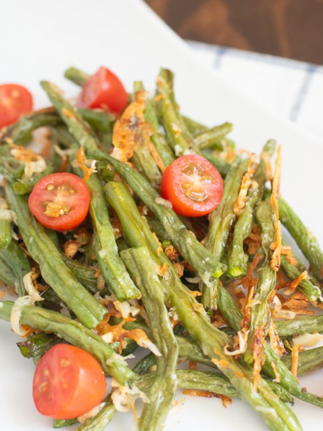 OVEN ROASTED GREEN BEANS BubbaPie