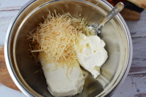 combine cheese ingredients