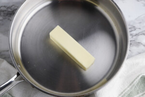 heat butter in skillet