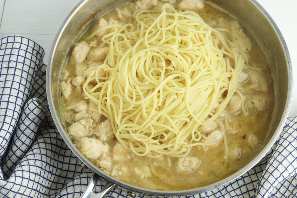 stir in pasta
