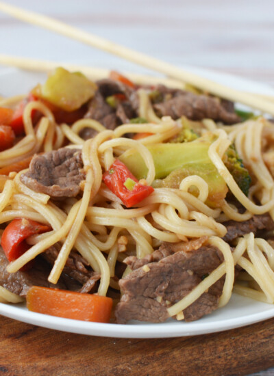 How to make beef lo mein